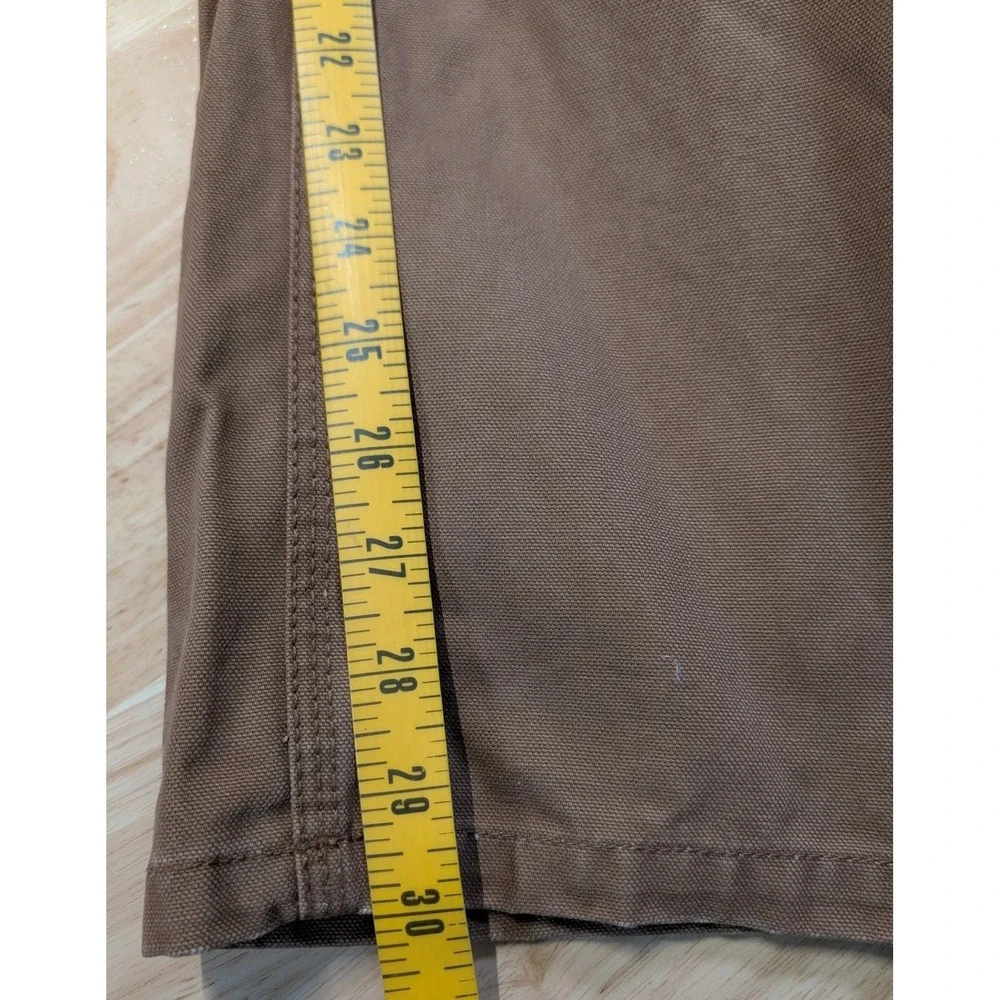 Key Mens Brown Double Knee Duck Canvas Carpenter Work Pants 34x30 453.28 Utility